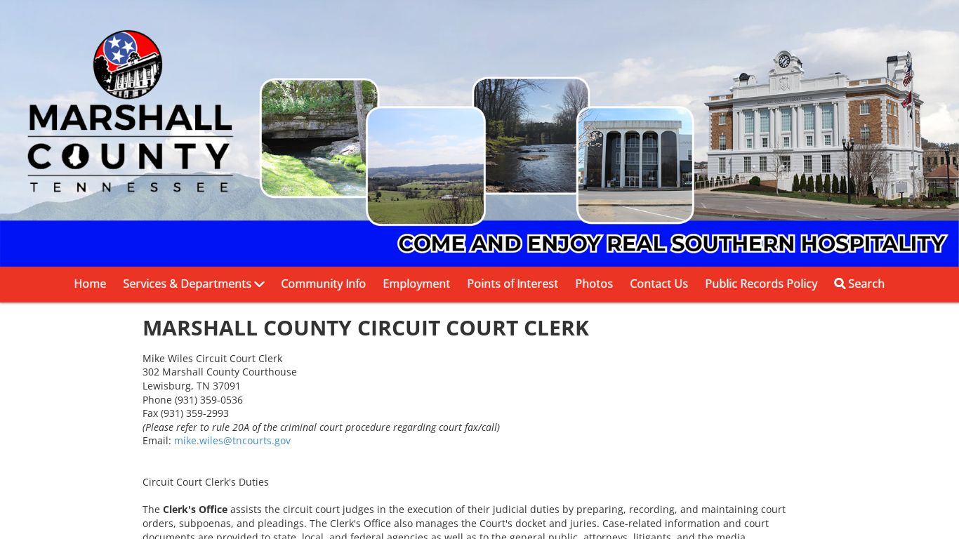 Marshall County Mayor's Office